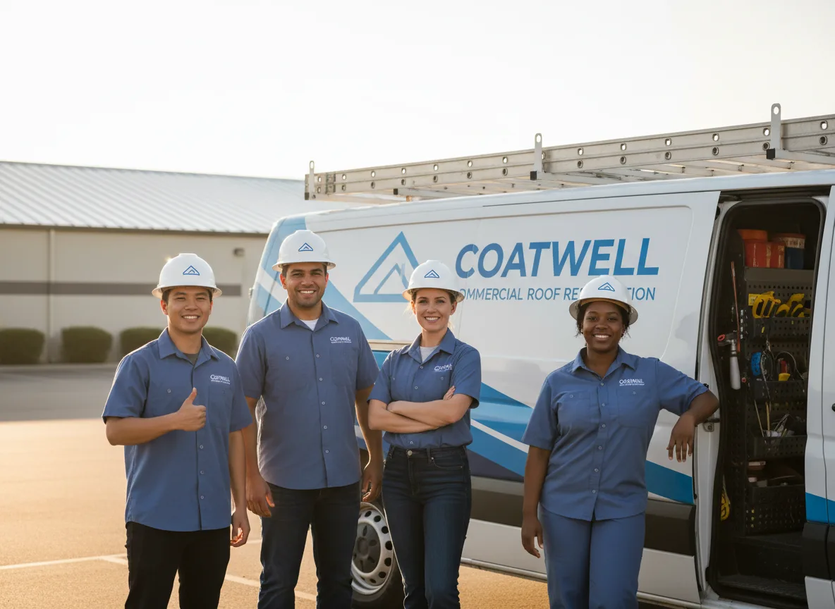 Commercial roof coating company in Rockvale, CO